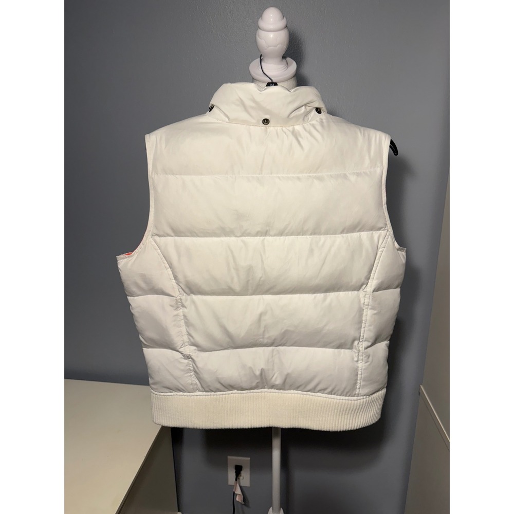 NEW YORK CLASSICS Womens Puffer Vest Jacket Coral Orange Lined Zip Up Size XL - Picture 3 of 6